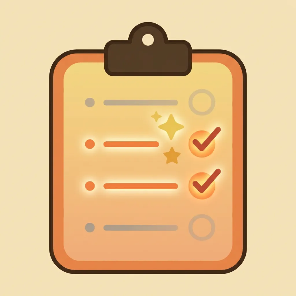 Smart clipboard highlighting the details that matter for constipation tracking
